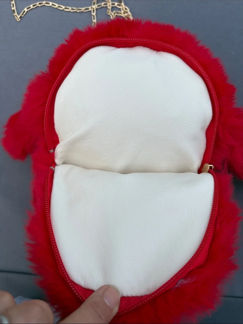 Red Plush Bunny Crossbody Bag - Kids Accessories